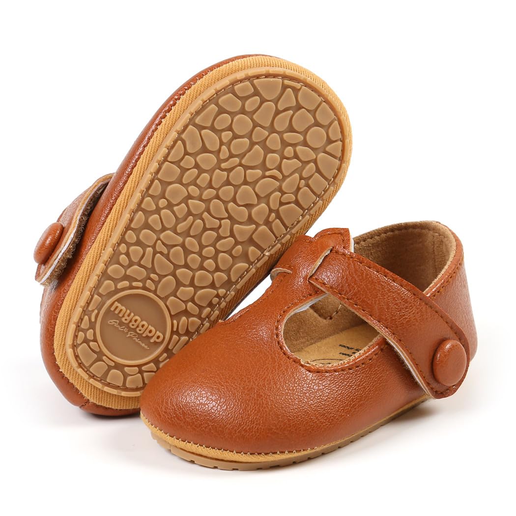 Baby Shoes Mary Jane Flats Non Slip Soft Sole Infant Toddler Sneakers First Walkers Party Christmas Dress Shoes