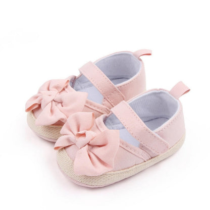 Baby Girls Mary Jane Flats Shoes with Non-Slip Soft Sole Toddler First Walkers Newborn Princess Dress Shoes