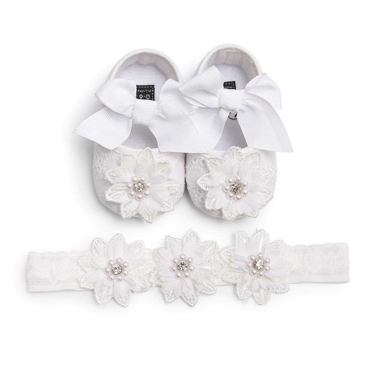 Baby Mary Jane Flats Infant Newborn Girls Dress Shoes