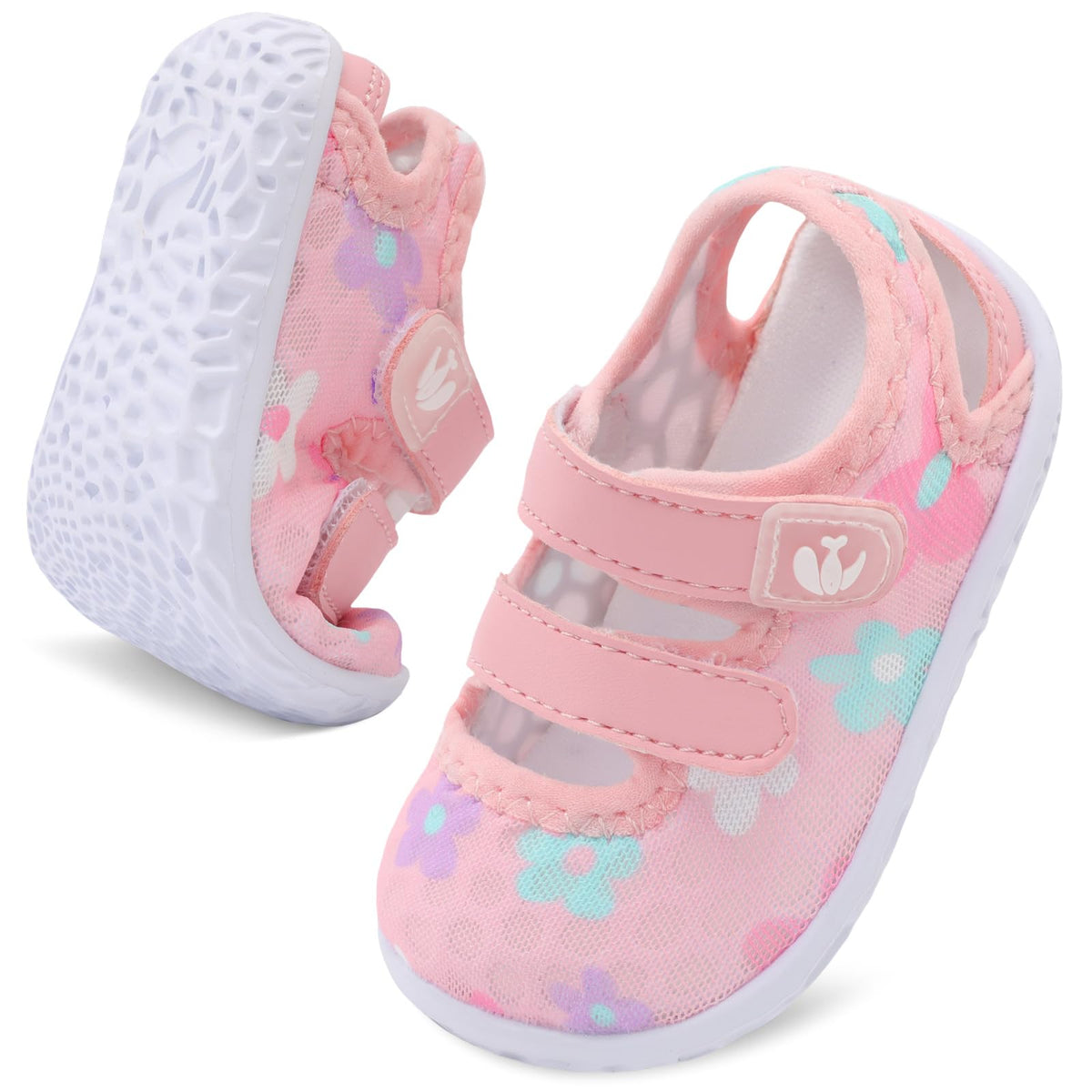 FEETCITY Baby Water Shoes Flexible Quick Dry Aqua Socks Breathable Infant Sandals Boys Girls Summer Beach Swim Shoes Lightweight