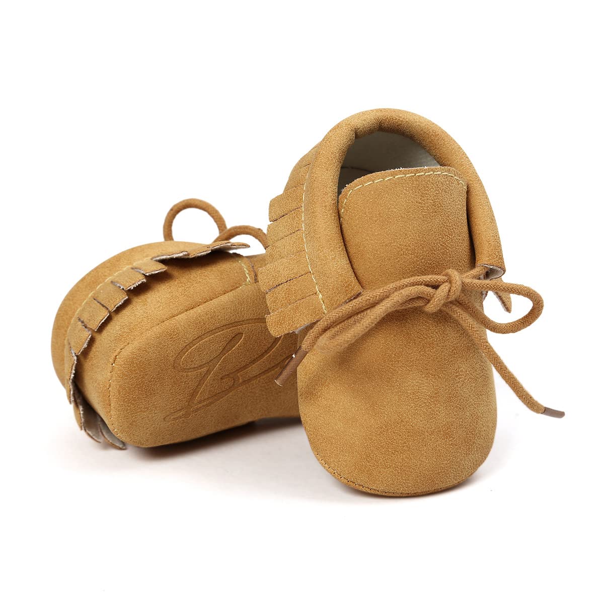 CENCIRILY Infant Baby Fringe Moccasin Slipper Boys Girls Tassel Crib Shoes