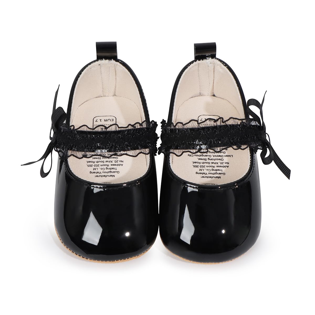 HsdsBebe Infant Baby Girls Mary Jane Flats Bow Non-Slip Soft Sole Princess Toddler First Walkers Sneaker Wedding Dress Shoes