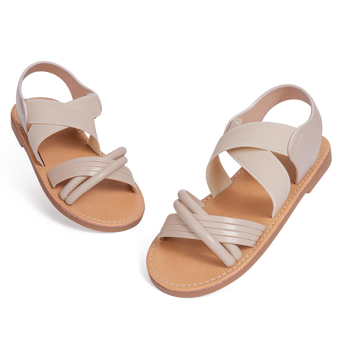 Toddler Girls Sandals Little Girl Summer Flat Sandal Baby Open Toe Outdoor Beach Holiday Dress Shoes