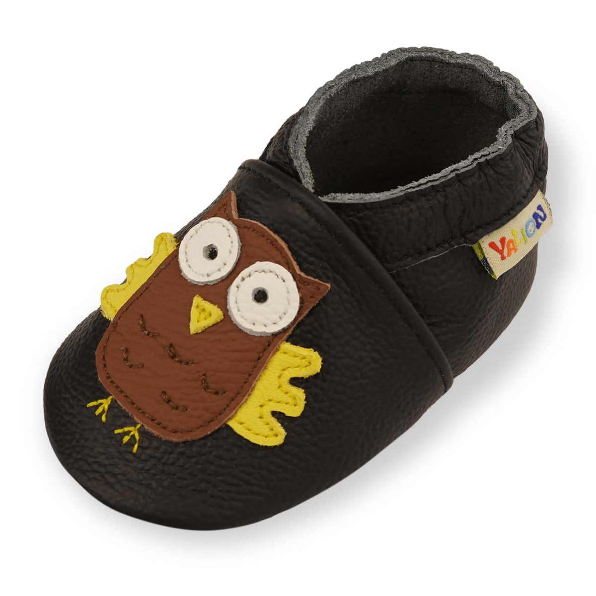 YALION Baby Boys Girls Moccasins Slippers, Soft Sole Baby Leather Shoes, Anti-Slip Baby Walking Crib Shoes for Infant Toddler Prewalker