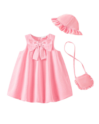 SODLON Baby Girl Dress Toddler Infant Vintage Dresses Summer Clothes 3M-3T