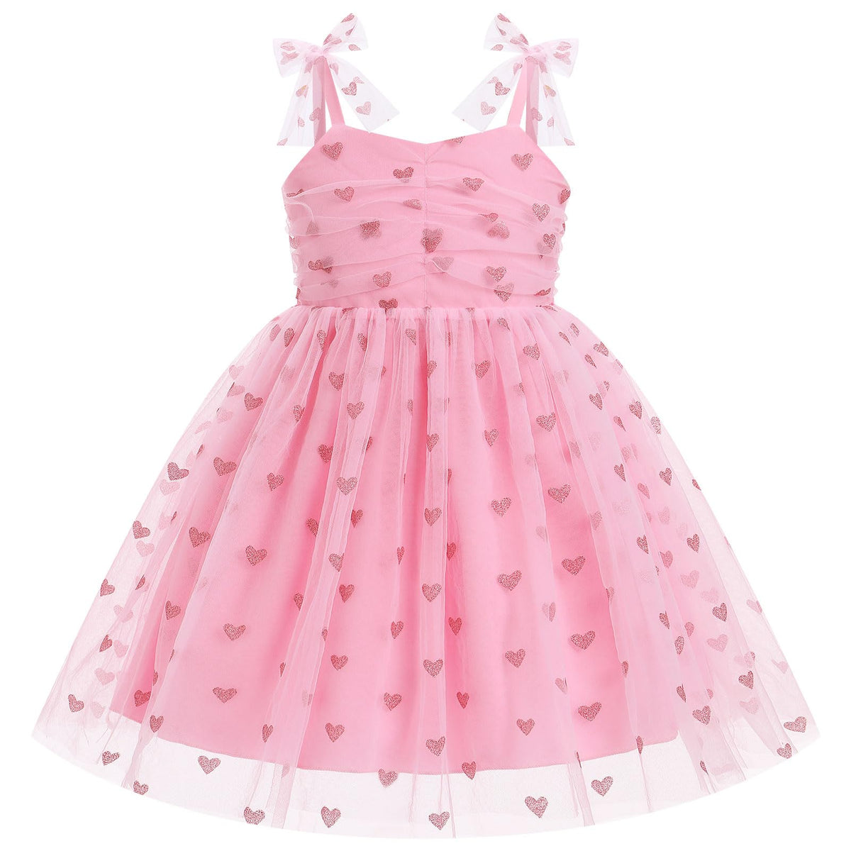 IBTOM CASTLE Toddler Baby Girl Birthday Dress Floral Sequin Tulle Tutu Dresses for Pageant Party Cake Smash Photoshoot