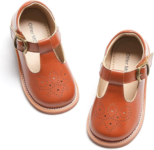 Otter MOMO Toddler Little Girls Oxford Mary Jane School Uniform Dress Shoes
