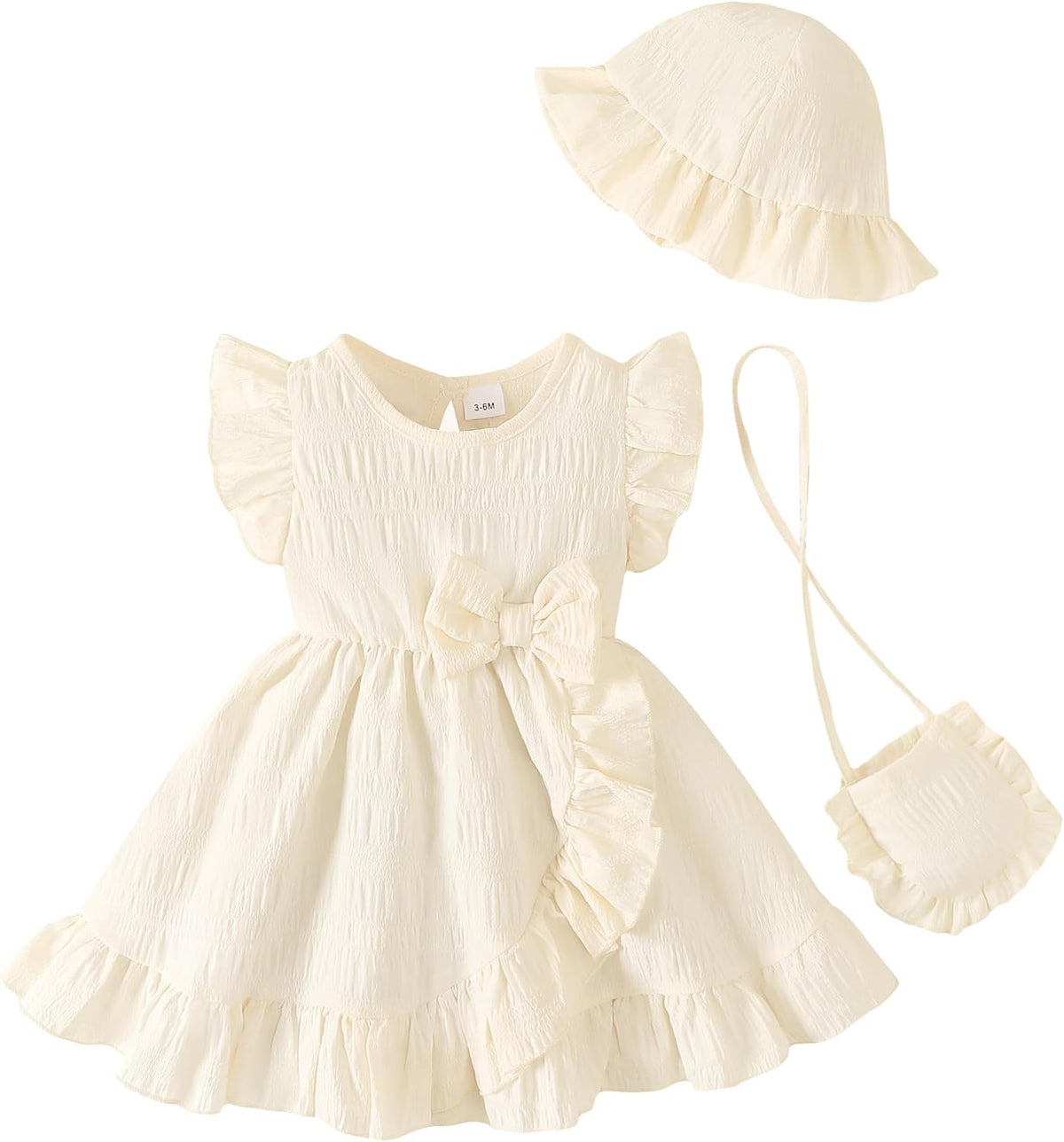 SODLON Baby Girl Dress Infant Girls Summer Dresses Toddler Clothes 3M-4T