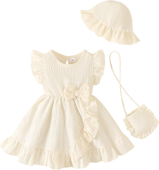 SODLON Baby Girl Dress Infant Girls Summer Dresses Toddler Clothes 3M-4T