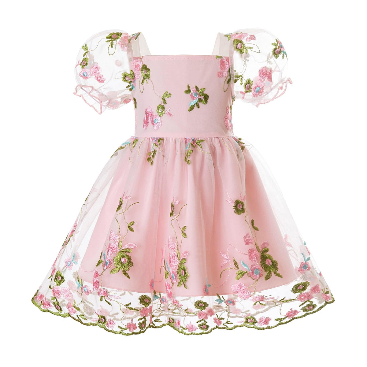 NNJXD Baby Girl Butterfly Dress Toddler Summer Tutu Princess Tulle Dresses
