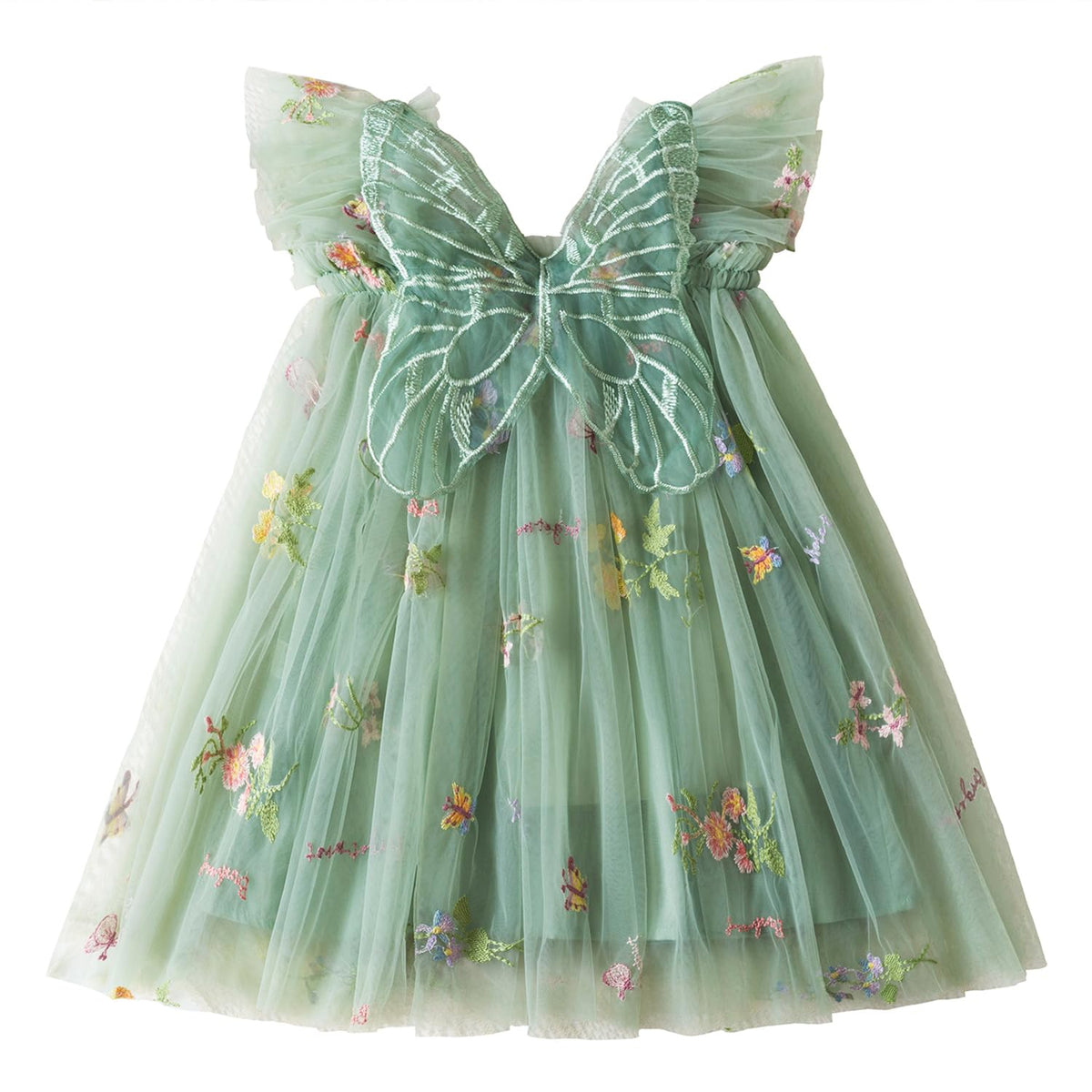 TTYAOVO Toddler Baby Girl Fairy Tulle Princess Dress