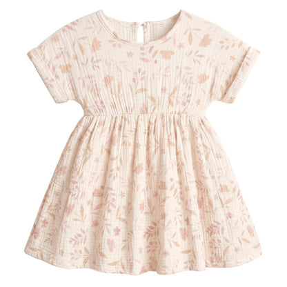 Toddler Girl Dress 100% Muslin Summer Clothes Outfit for Baby Girls 2t/3t