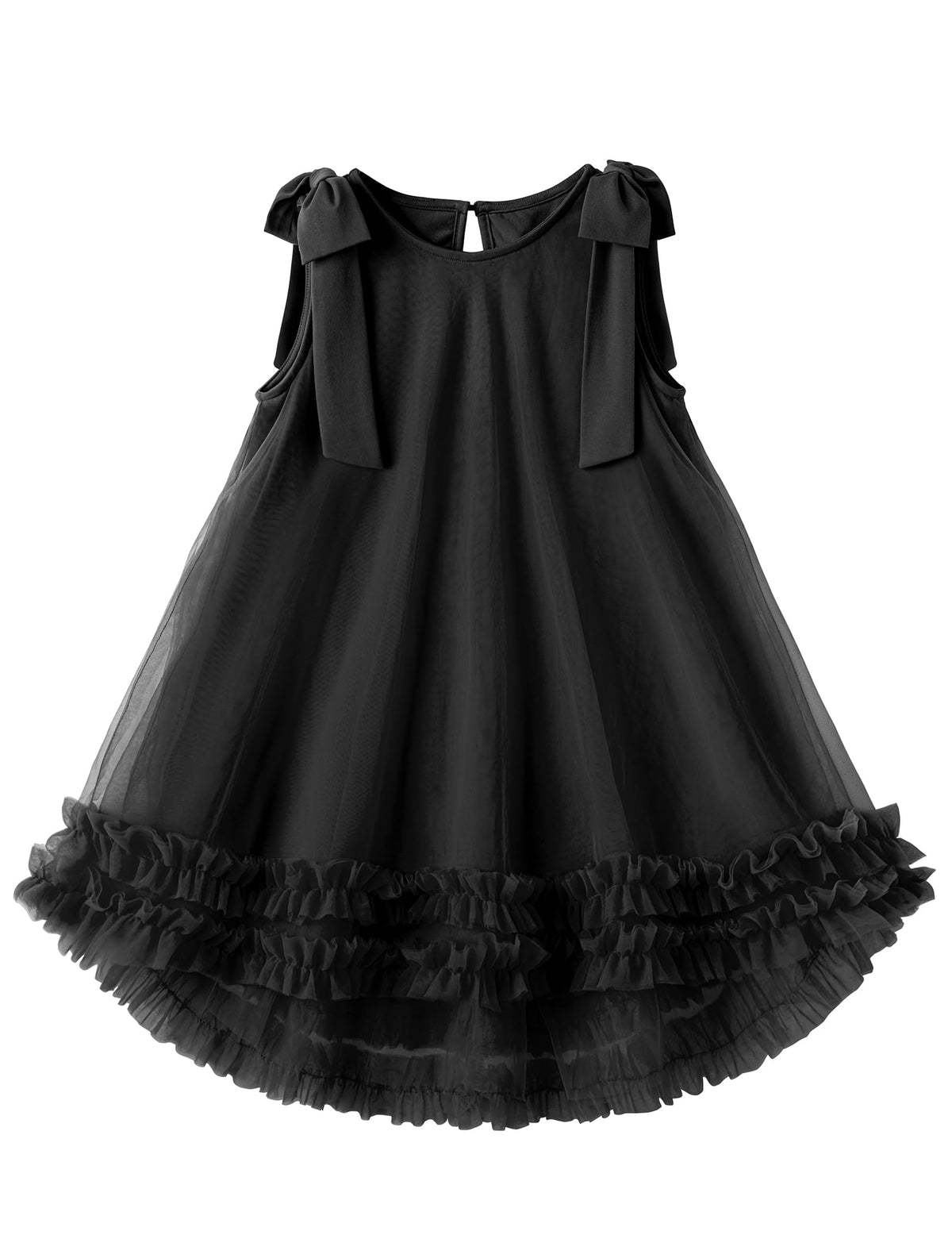 Arshiner Toddler Girl Tulle Dress Baby Girl Tutu Birthday Party Princess Dresses Tiered High Low Summer Sundress for 2-8Y