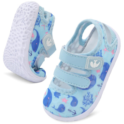 FEETCITY Baby Water Shoes Flexible Quick Dry Aqua Socks Breathable Infant Sandals Boys Girls Summer Beach Swim Shoes Lightweight