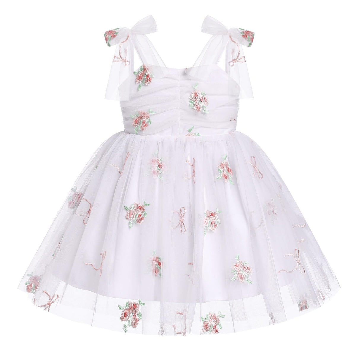 IMEKIS Toddler Baby Girl Birthday Princess Dress Shiny Confetti Boho Rainbow Cake Smash Photo Shoot Outfit for 1-6T
