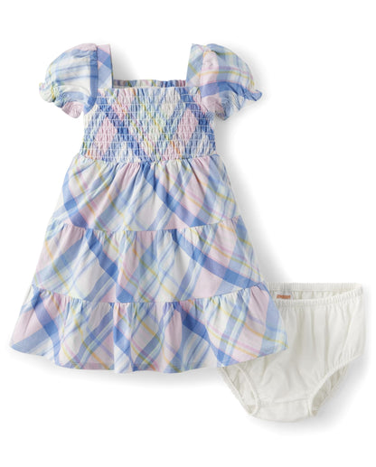Gymboree Baby-Girls and Newborn Dress with Diaper Cover, 2 Piece Outfit