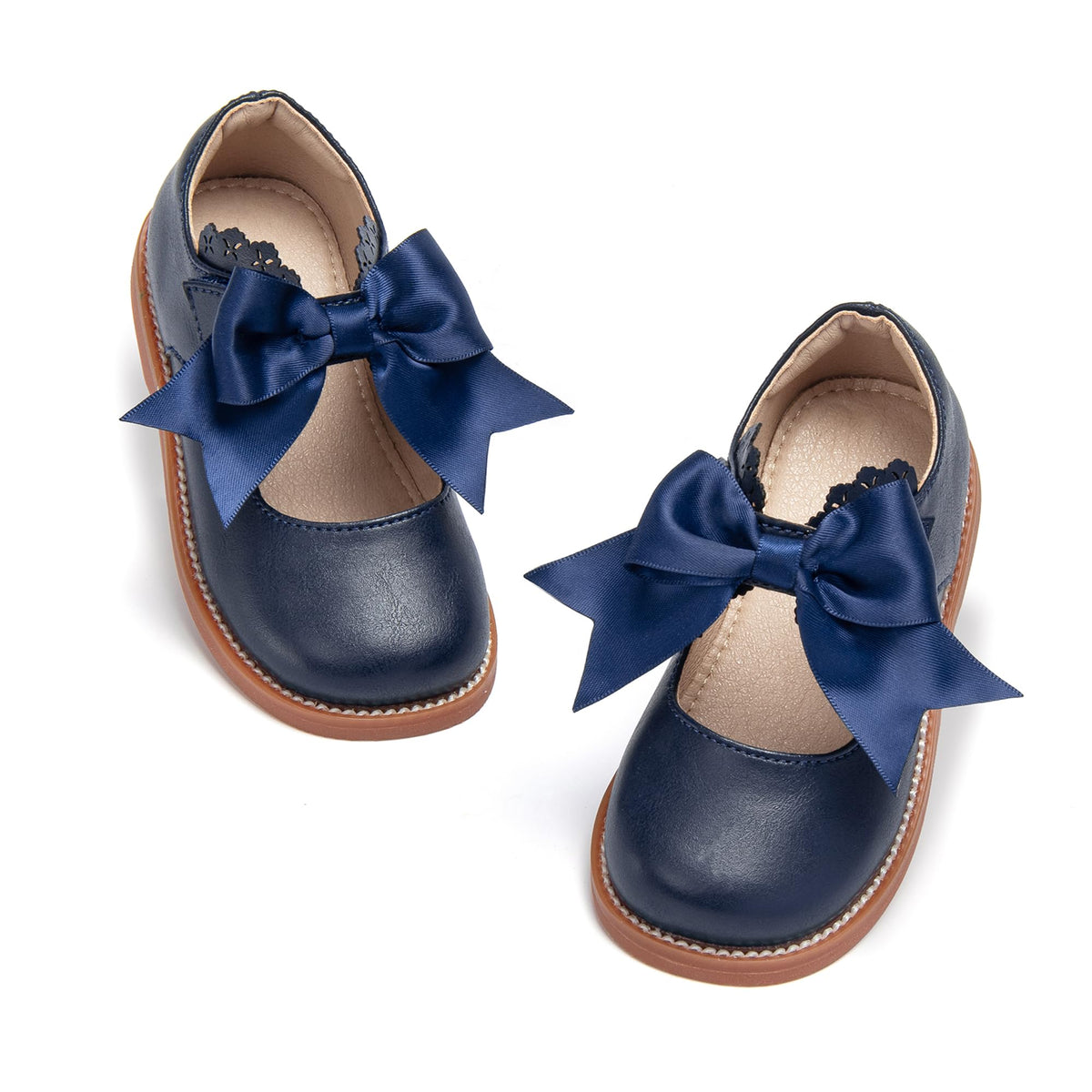 Otter MOMO Toddler Little Girls Oxford Mary Jane School Uniform Dress Shoes