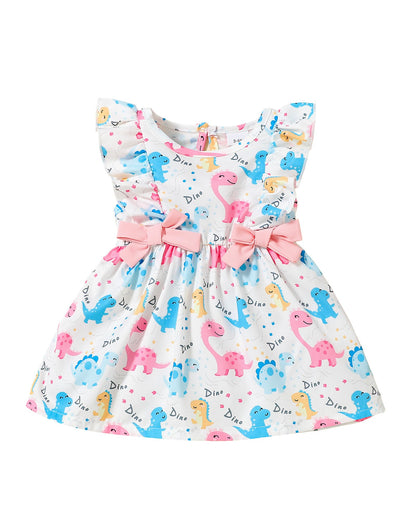 Mioglrie Baby Girl Dress Summer Clothes Infant Outfits Ruffle Sundress