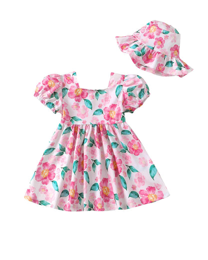 sweetabby Toddler Girl Dress Baby Clothes for Girl Summer Outfits Set 3M-4T