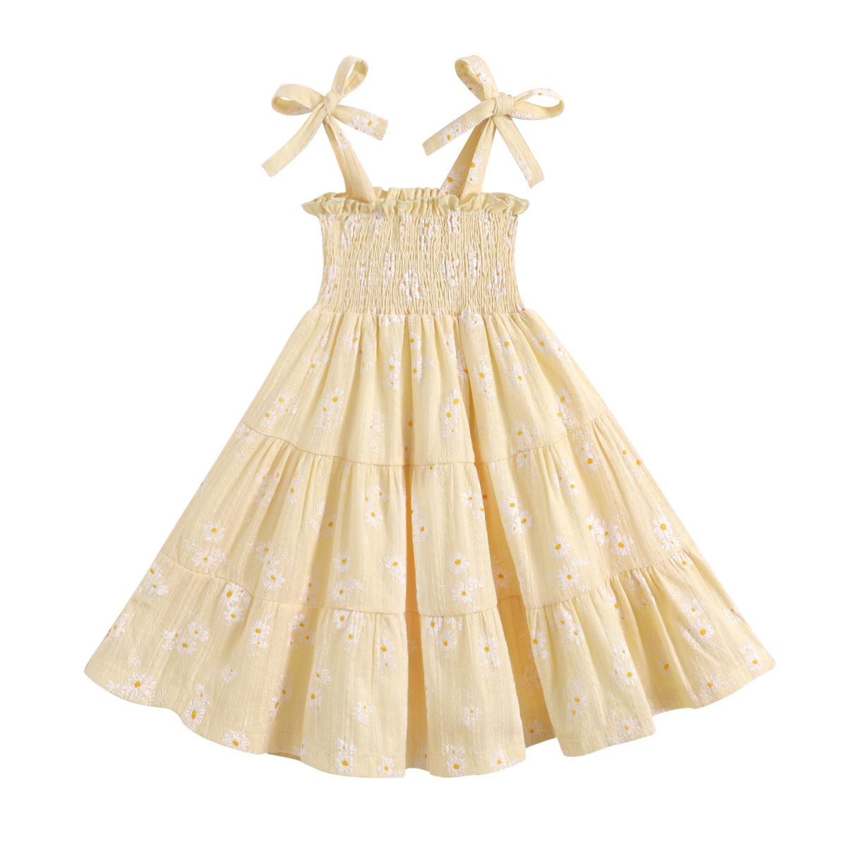 YOUNGER TREE Toddler Baby Girls Rainbow Dress Princess Sleeveless Halter Beach Tutu Sundress