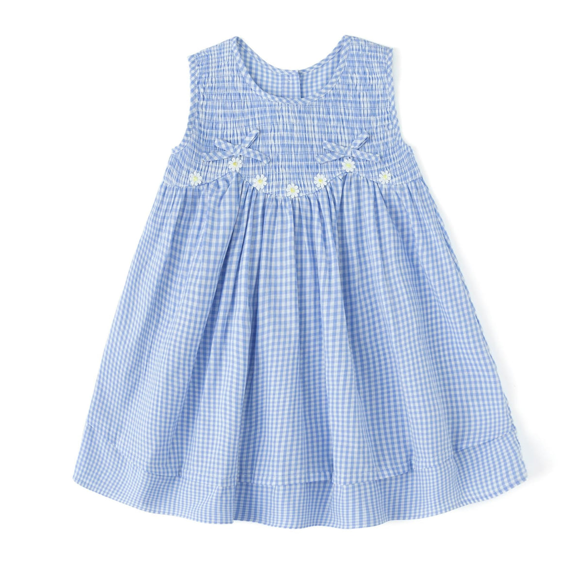 Simplee kids Baby Girl Smocked Dress Summer Casual Short Sleeve Dresses Floral Print Sundress Princess Dress for Toddlers