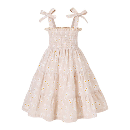 YOUNGER TREE Toddler Baby Girls Rainbow Dress Princess Sleeveless Halter Beach Tutu Sundress