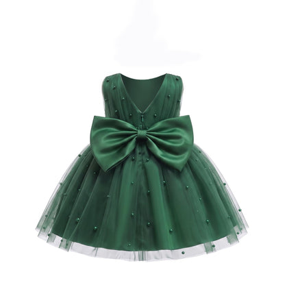 Toddler Baby Girls Princess Birthday Dress Flower Girl Pageant Party Tutu Wedding Formal Dresses Tulle Gown