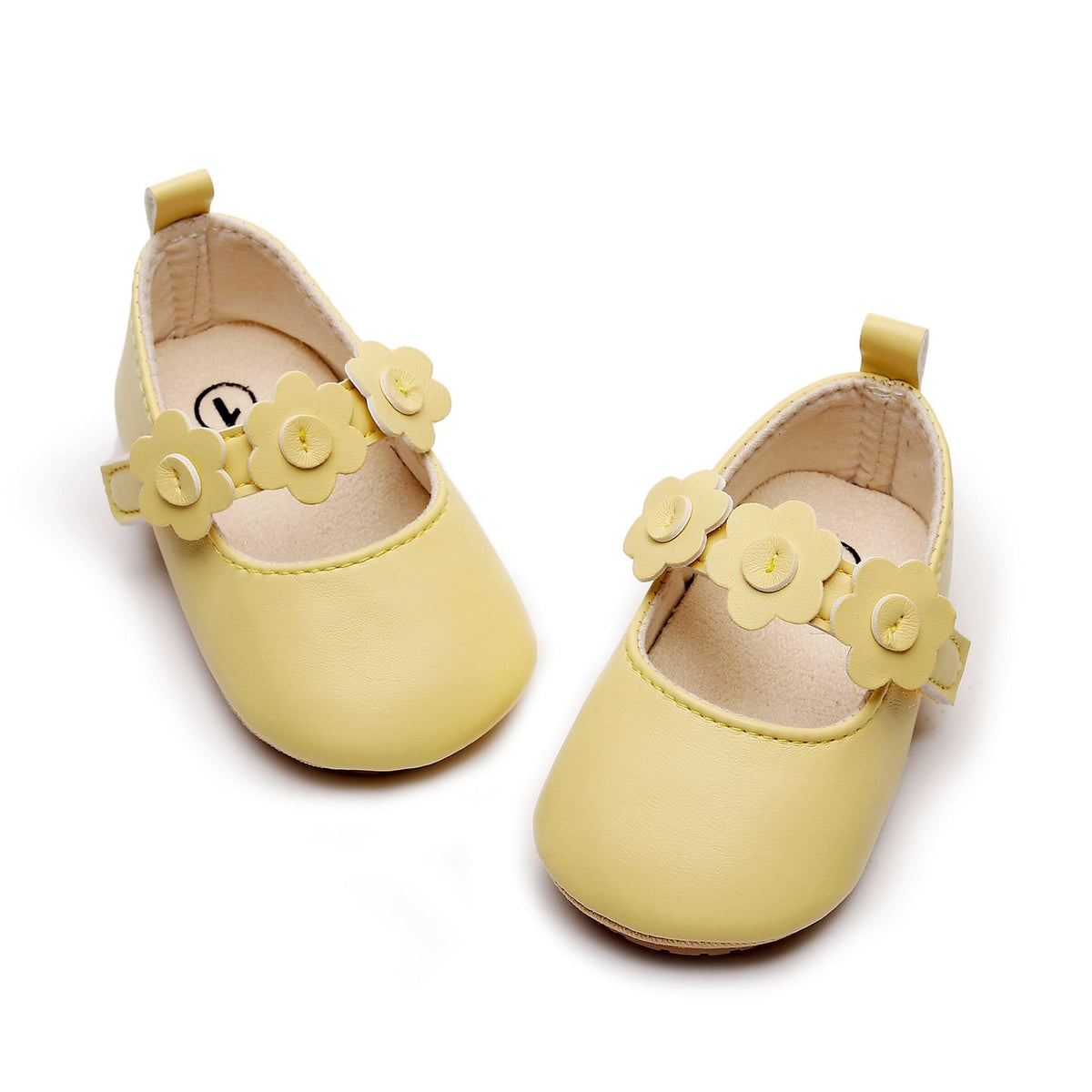 HONGTEYA Baby Girls Shoes Infant Mary Jane Flats Non Slip Newborn Moccasins