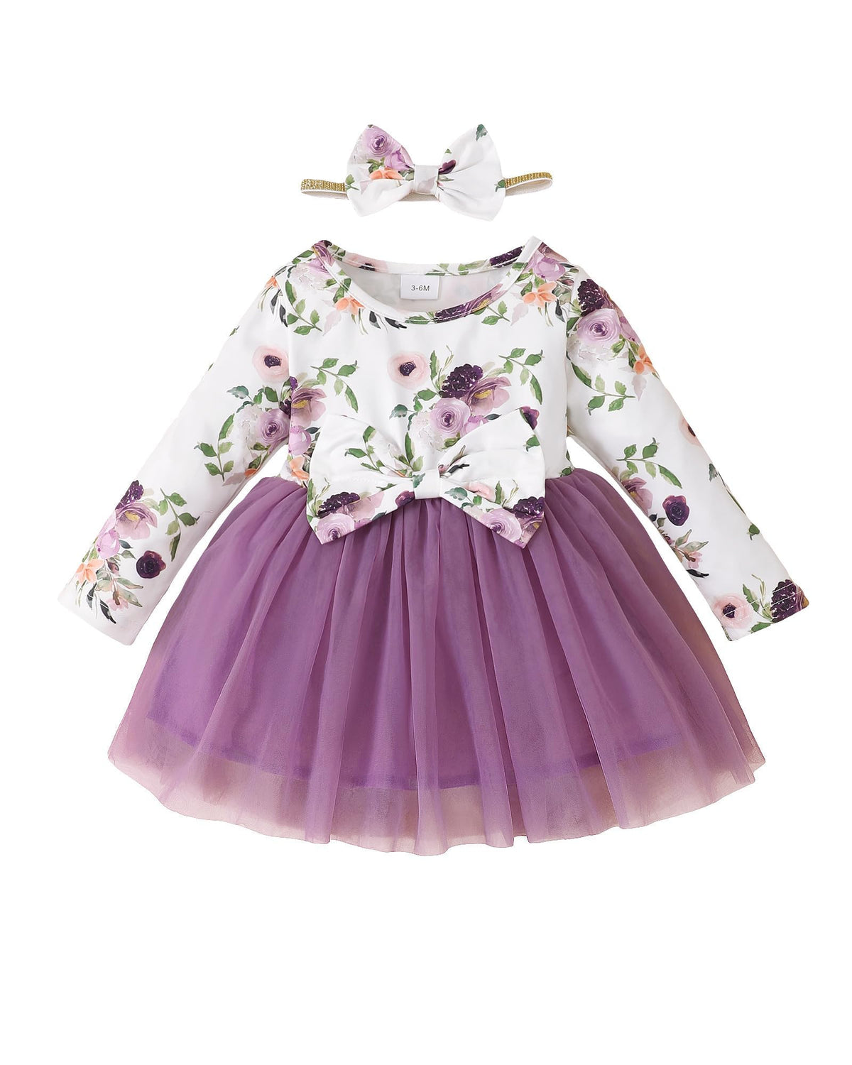 Mioglrie Baby Girl Clothes Infant Girl Fall Winter Long Sleeve Tutu Dress