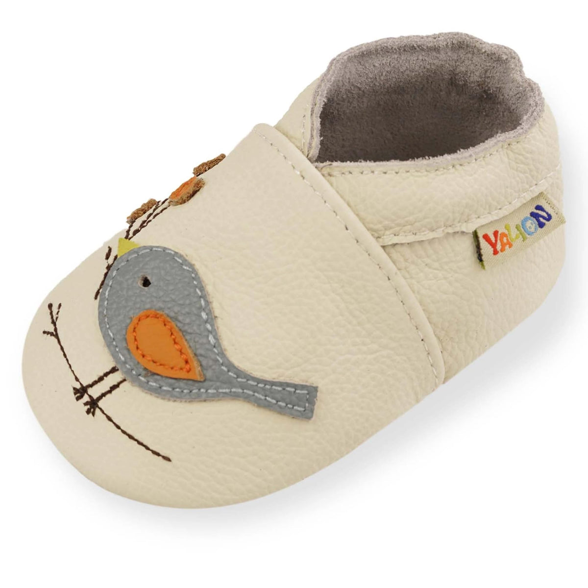 YALION Baby Boys Girls Moccasins Slippers, Soft Sole Baby Leather Shoes, Anti-Slip Baby Walking Crib Shoes for Infant Toddler Prewalker