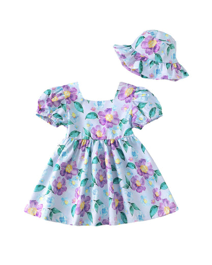 sweetabby Toddler Girl Dress Baby Clothes for Girl Summer Outfits Set 3M-4T
