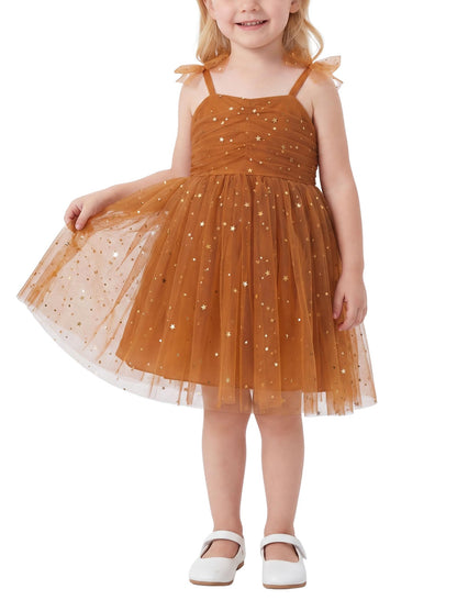 IMEKIS Toddler Baby Girl Birthday Princess Dress Shiny Confetti Boho Rainbow Cake Smash Photo Shoot Outfit for 1-6T
