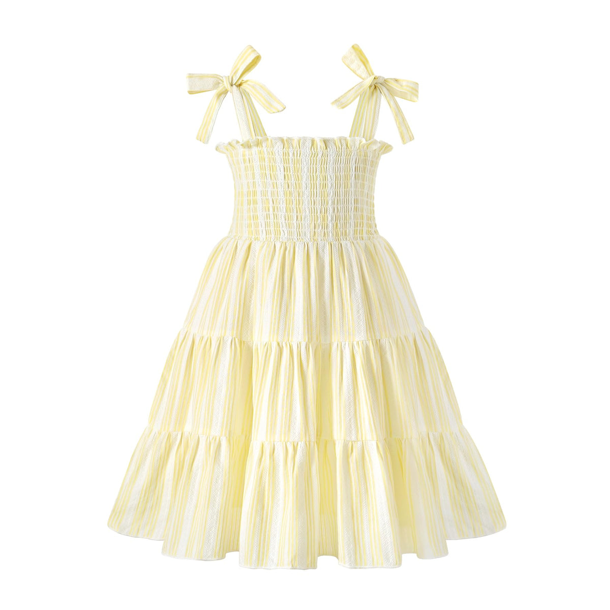 YOUNGER TREE Toddler Baby Girls Rainbow Dress Princess Sleeveless Halter Beach Tutu Sundress
