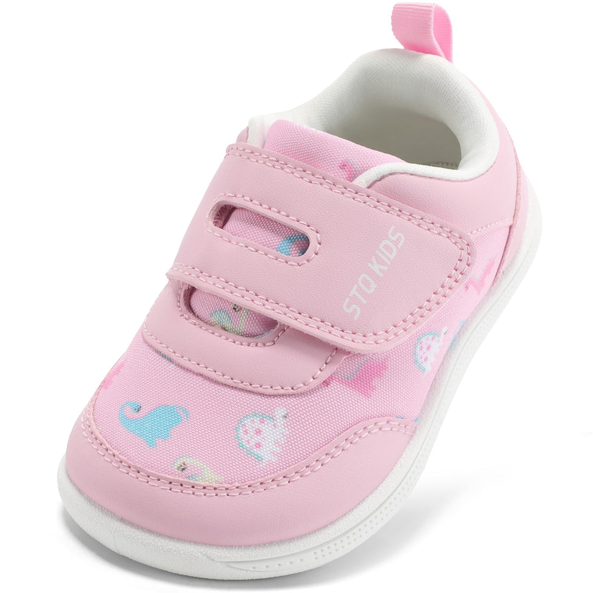Toddler Wide Toe Box Barefoot Shoes Boys Girls, Baby First Walking Sneakers