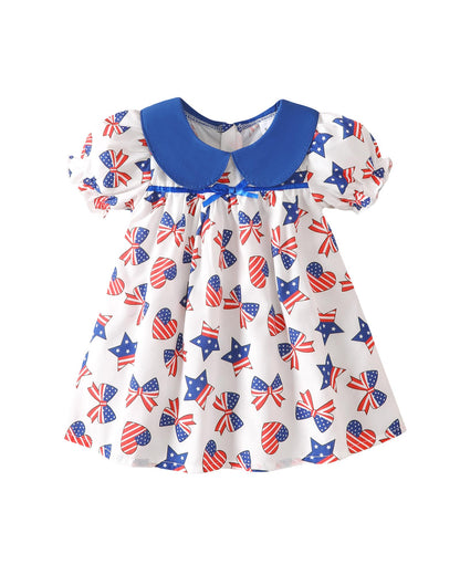 Kucnuzki Baby Girl Clothes Cute Spring Summer Sun Dresses Toddler Casual Puff Sleeve Floral Dress Girls Summer Outfits