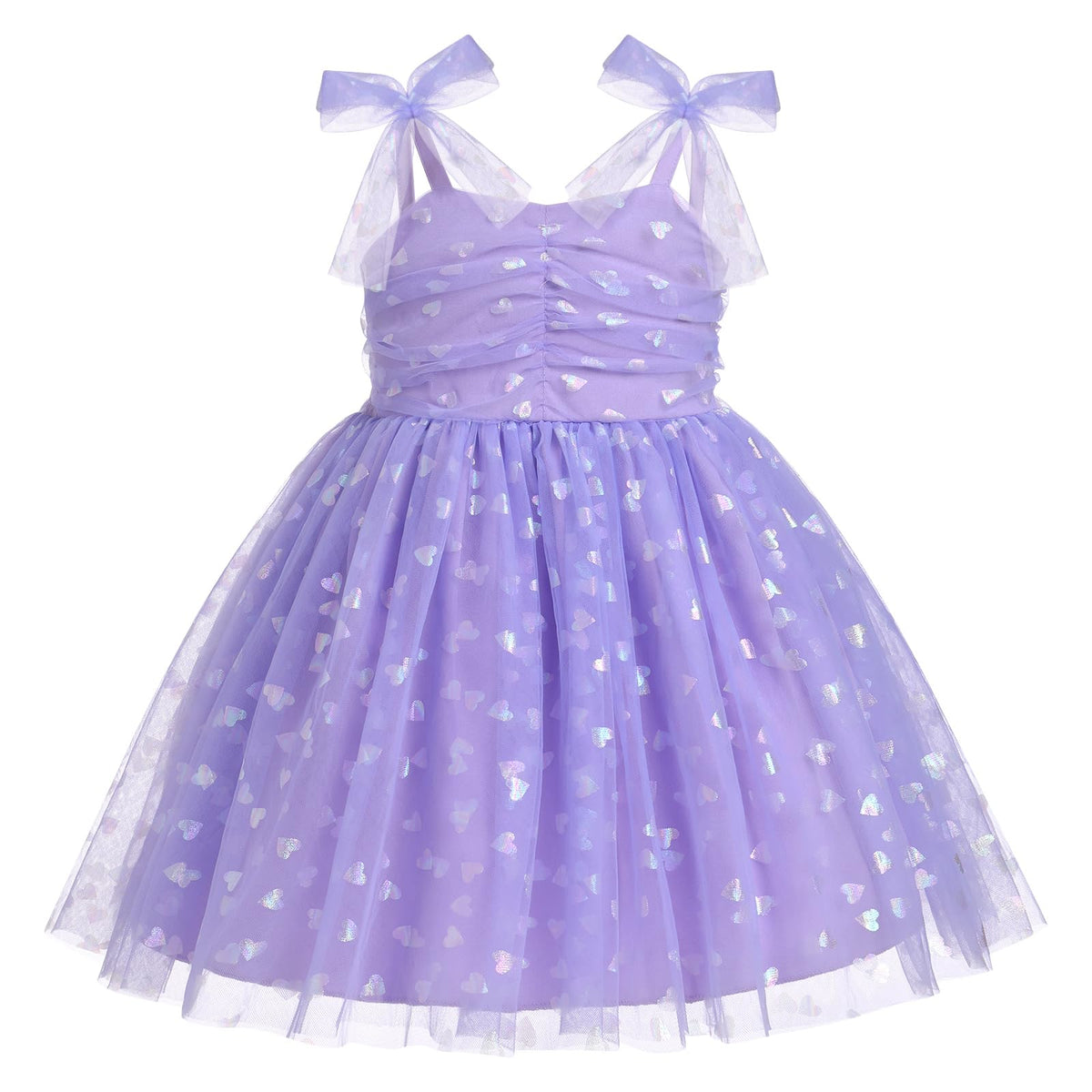 IBTOM CASTLE Toddler Baby Girl Birthday Dress Floral Sequin Tulle Tutu Dresses for Pageant Party Cake Smash Photoshoot