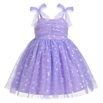 IBTOM CASTLE Toddler Baby Girl Birthday Dress Floral Sequin Tulle Tutu Dresses for Pageant Party Cake Smash Photoshoot