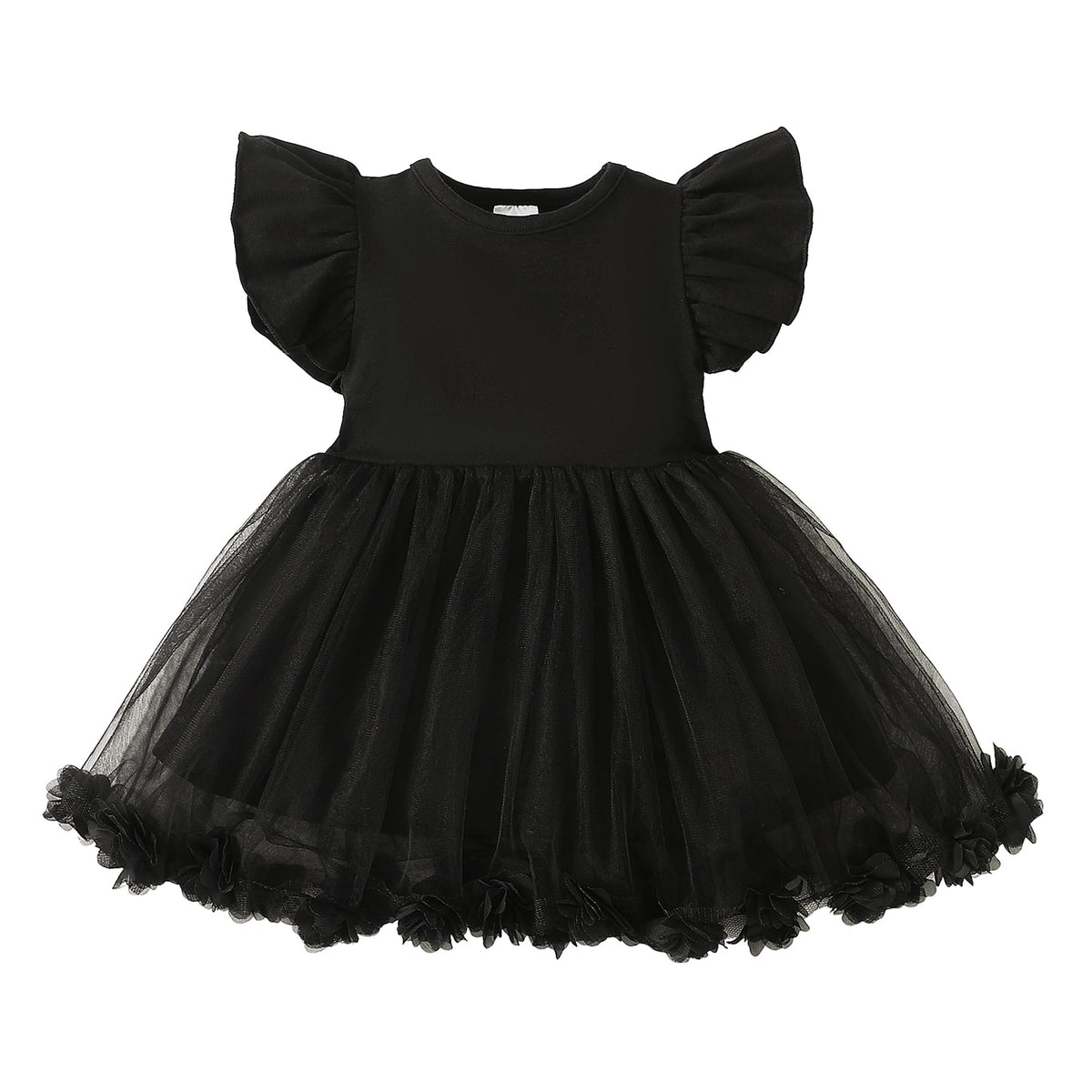 Baby Girl Butterfly Tutu Ruffle Sleeveless Dress 0-24 Months