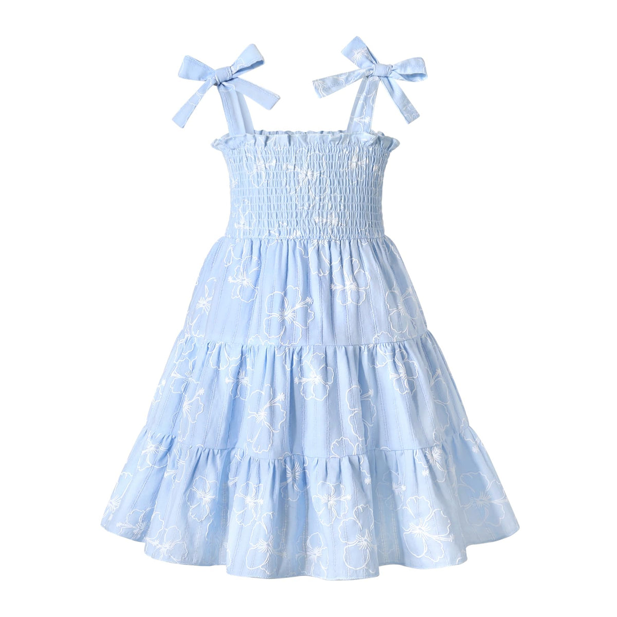 YOUNGER TREE Toddler Baby Girls Rainbow Dress Princess Sleeveless Halter Beach Tutu Sundress