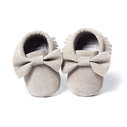 CENCIRILY Infant Baby Fringe Moccasin Slipper Boys Girls Tassel Crib Shoes