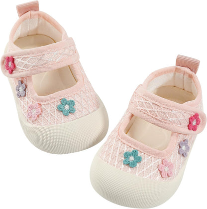 GEMYSE Baby Girls Shoes Non-Slip Infant First Walker Sneakers