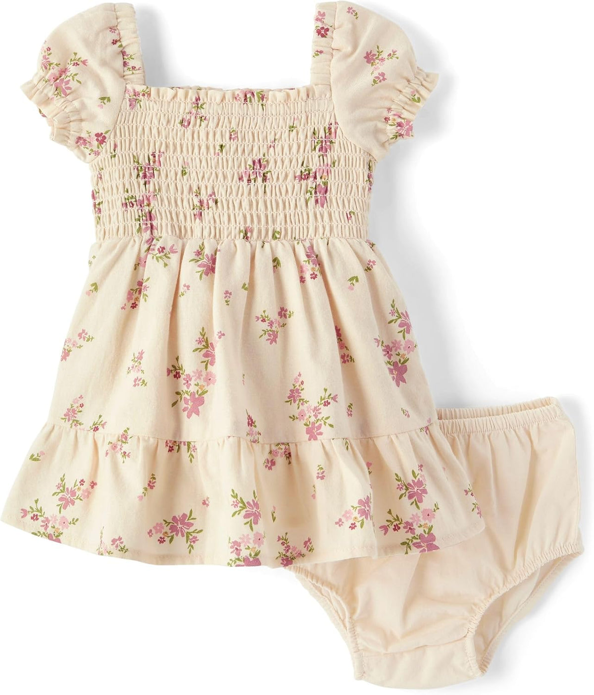 Gymboree Baby-Girls and Newborn Dress with Diaper Cover, 2 Piece Outfit
