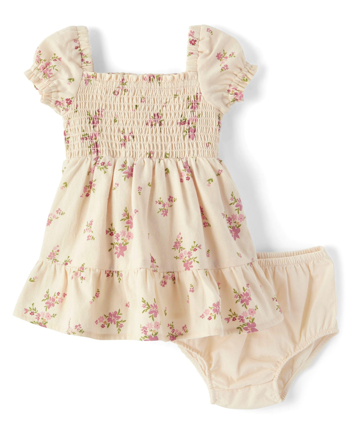 Gymboree Baby-Girls and Newborn Dress with Diaper Cover, 2 Piece Outfit