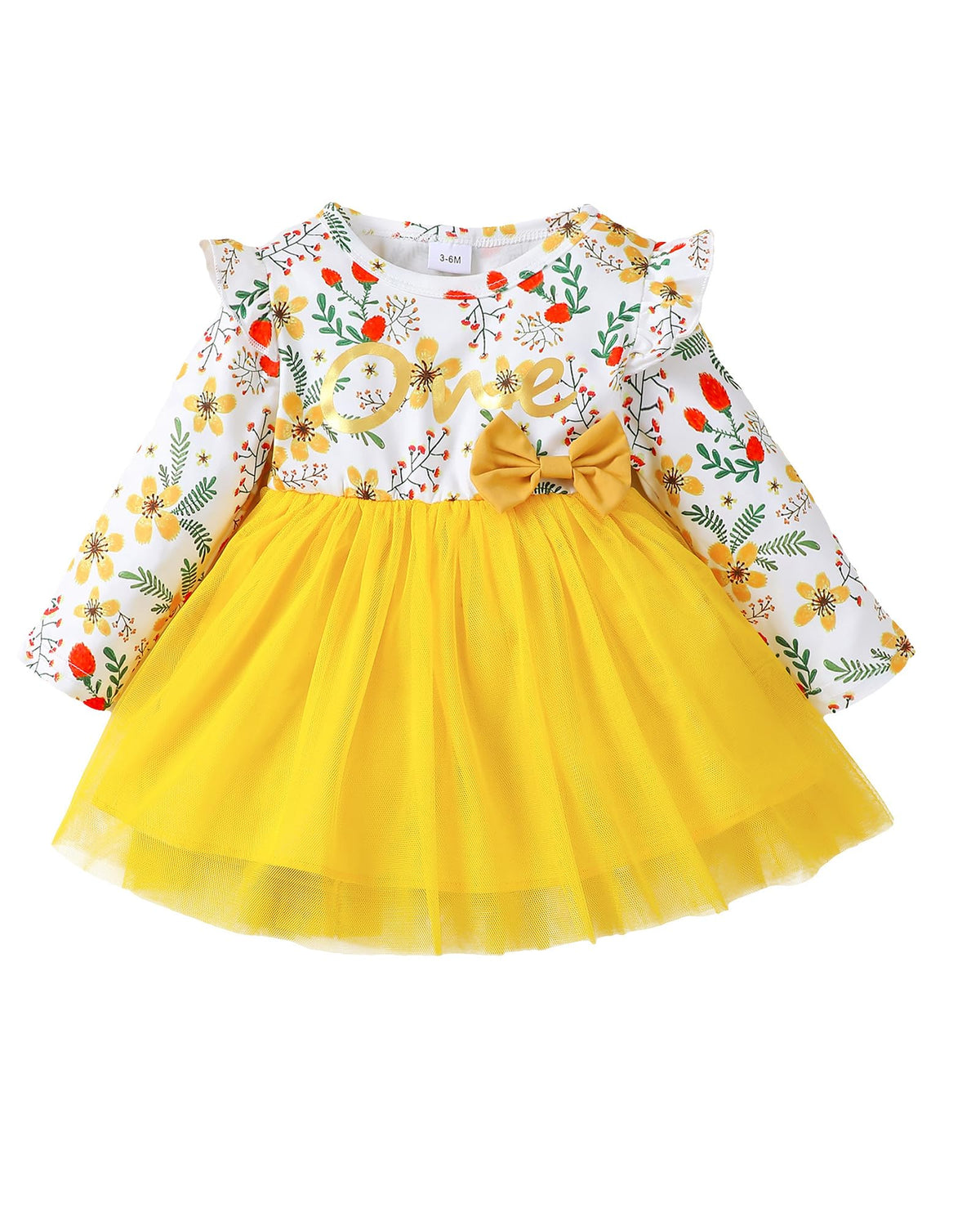 Mioglrie Baby Girl Clothes Infant Girl Fall Winter Long Sleeve Tutu Dress