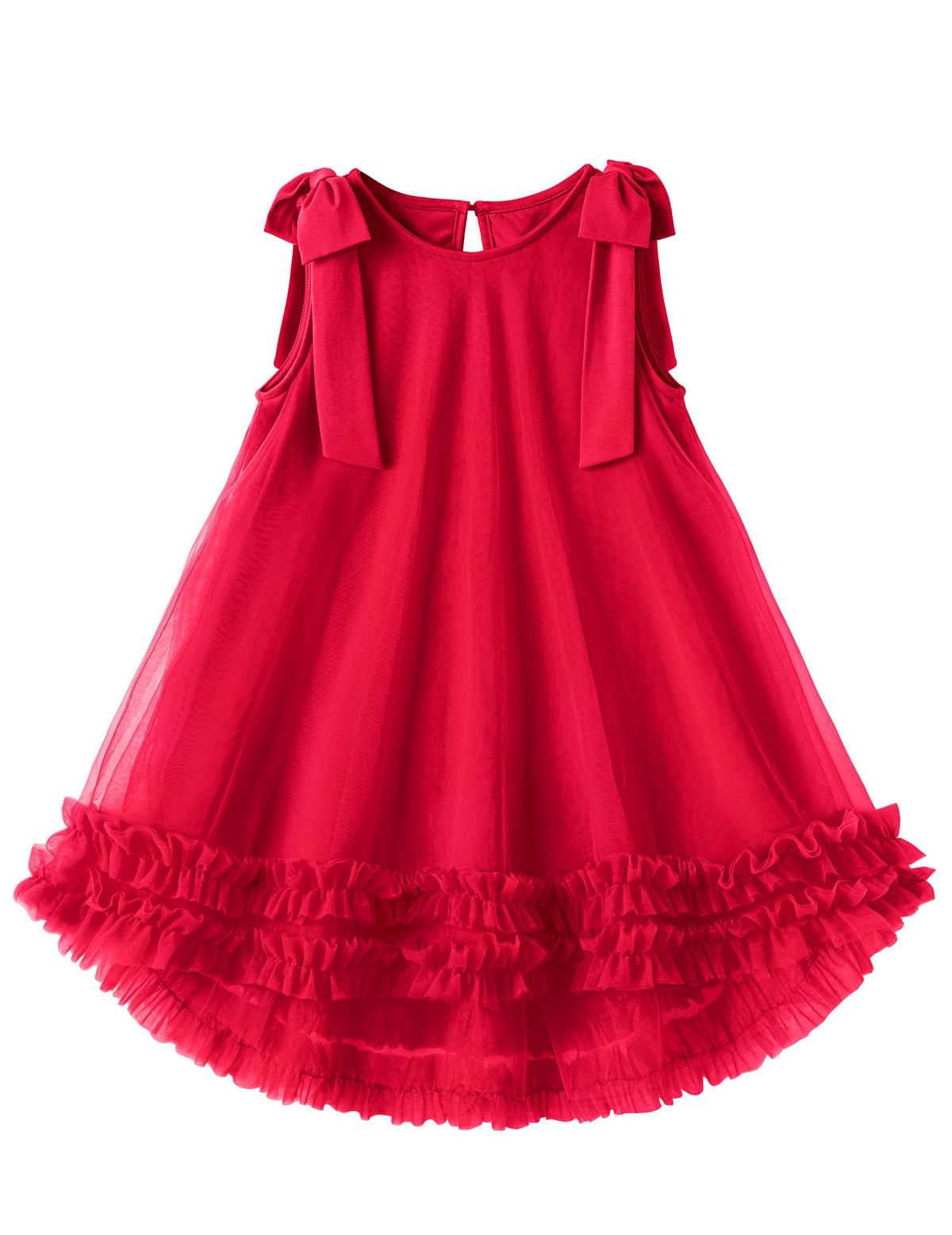 Arshiner Toddler Girl Tulle Dress Baby Girl Tutu Birthday Party Princess Dresses Tiered High Low Summer Sundress for 2-8Y