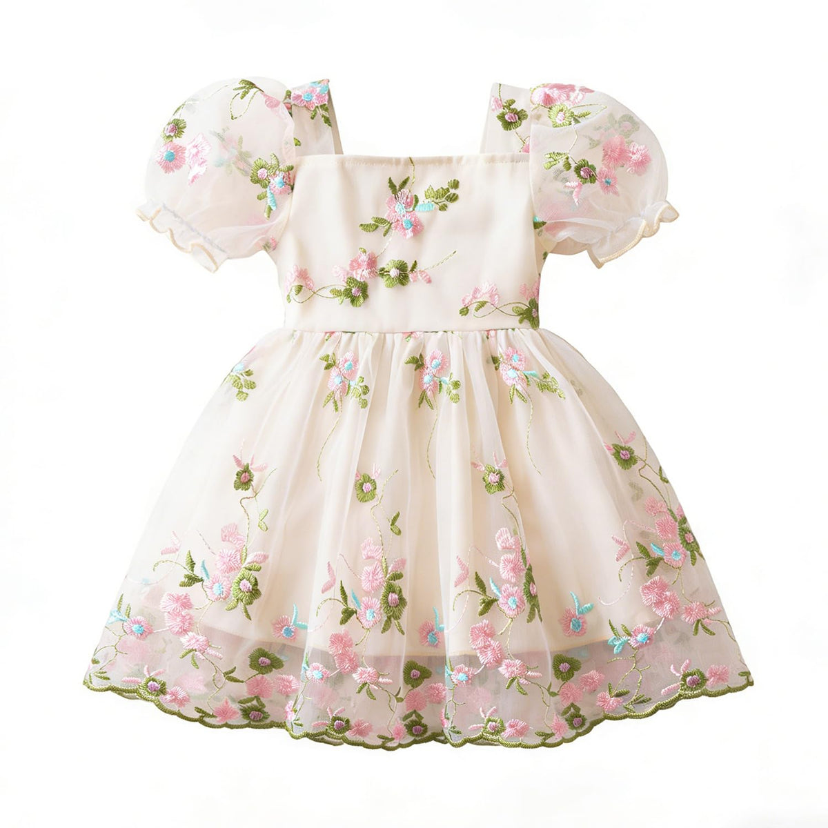 NNJXD Baby Girl Butterfly Dress Toddler Summer Tutu Princess Tulle Dresses