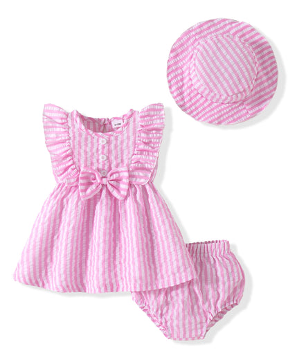 Vibebox Baby Girl Dresses Toddler Summer Princess Dress Clothes 0-18 Months