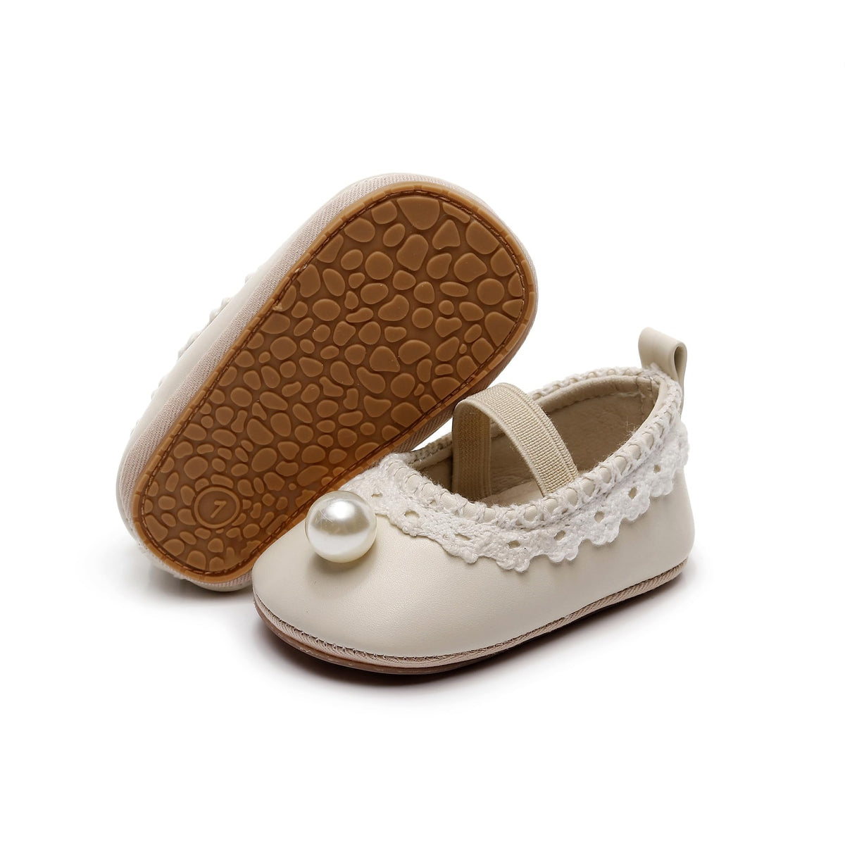 HONGTEYA Baby Girls Shoes Infant Mary Jane Flats Non Slip Newborn Moccasins