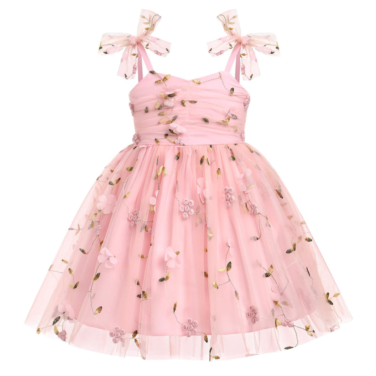 IMEKIS Toddler Baby Girl Birthday Princess Dress Shiny Confetti Boho Rainbow Cake Smash Photo Shoot Outfit for 1-6T
