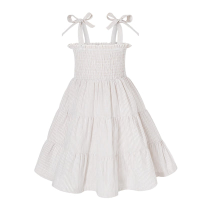 YOUNGER TREE Toddler Baby Girls Rainbow Dress Princess Sleeveless Halter Beach Tutu Sundress